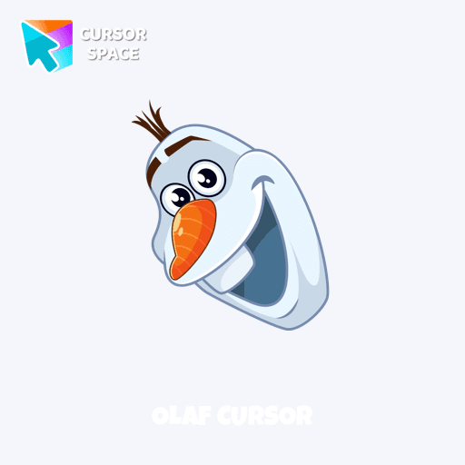Olaf cursor arrow cursor